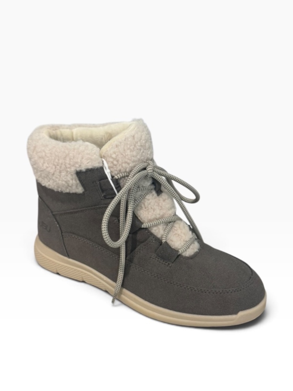 JBU Women's Freeze Round Toe Boots, Grey Comfort Lightweight - NWB